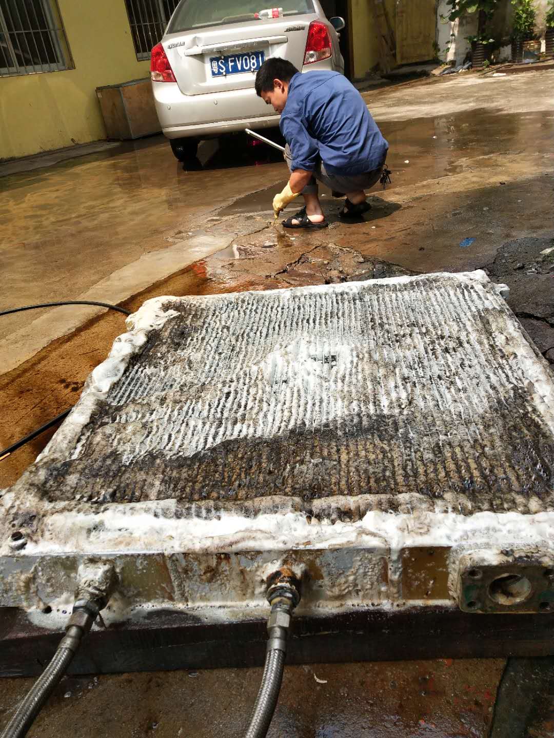 清洗空壓機(jī)水垢