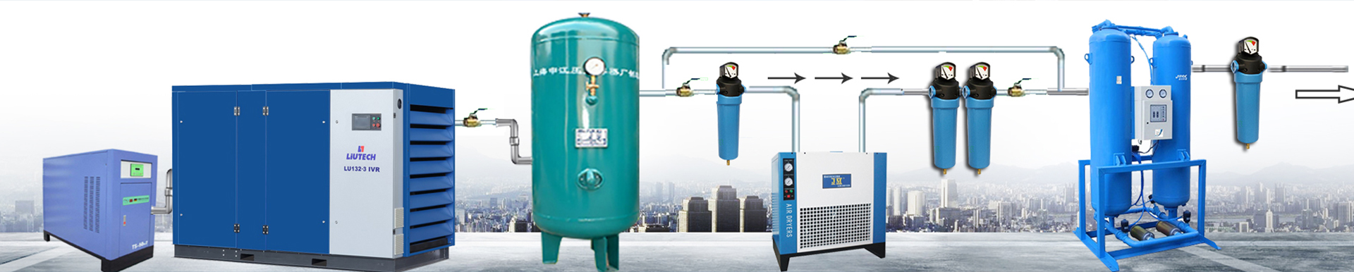 冷凍干燥機(jī)與儲氣罐可以換位置嗎